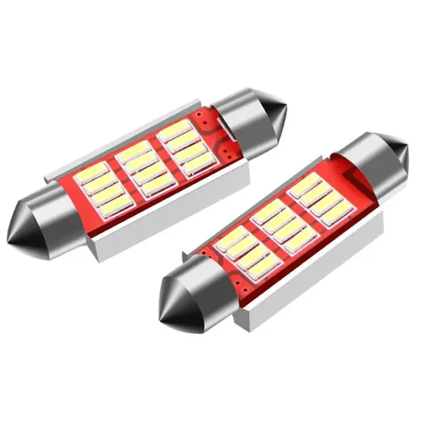 BZRSH Set 2 Becuri Auto LED C5W Sofit 31mm 12 SMD Canbus Fara Eroare