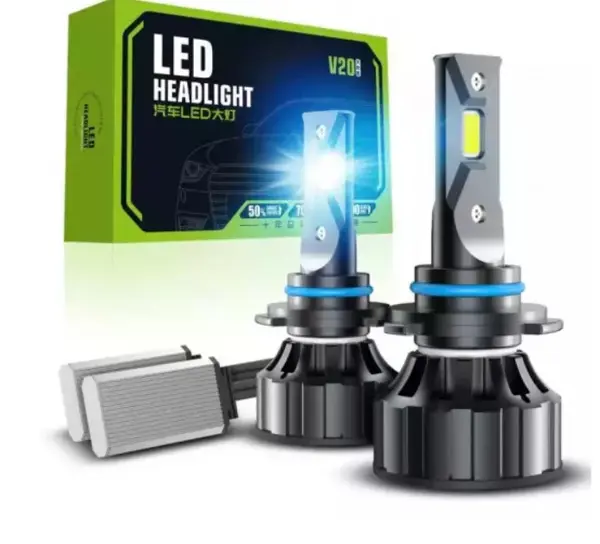 BZRSH Set 2 Becuri LED Auto H7 T8 Super Canbus 200W 20000Lm 12V H11