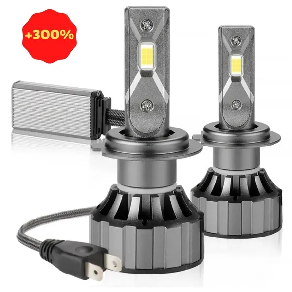 BZRSH Set 2 Becuri LED H7 V20 Canbus 120W 12000 Lumeni Alb Rece 6000K Fara Eroare