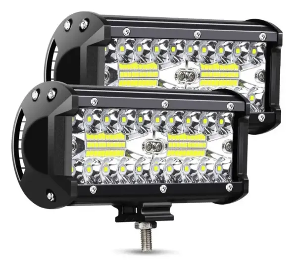 BZRSH Set 2 Proiectoare LED 6.5 Inch 120W 9-30V IP68 50000 Ore Off-Road
