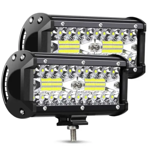 BZRSH Set 2 Proiectoare LED Off-Road 6.5 Inch 120W 12000 Lumeni 12V-24V