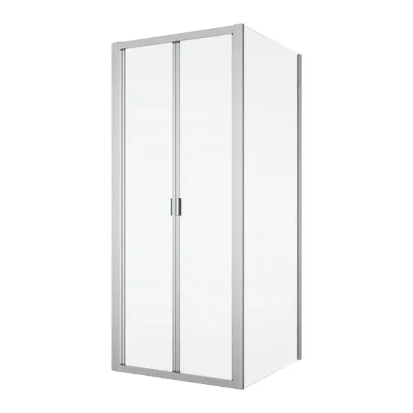 Cabina de dus 80x80 cm, cu usa pliabila culisanta, crom, Ronal Divera