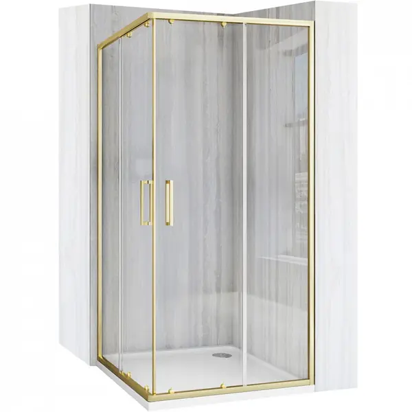 Cabină de duș Rea City 90x90 cm Gold