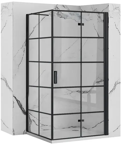 Cabina de dus Rea Molier Black 90x80