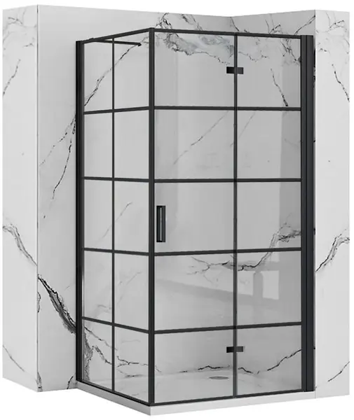 Cabina de dus Rea Molier Black 90x90