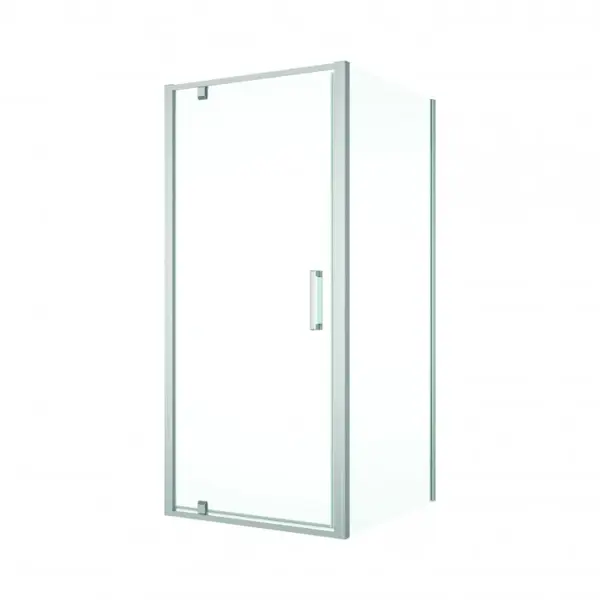 Cabina dus 100x80 cm cu usa batanta, crom lucios, sticla securizata de 6 mm, Sanswiss Ocelia