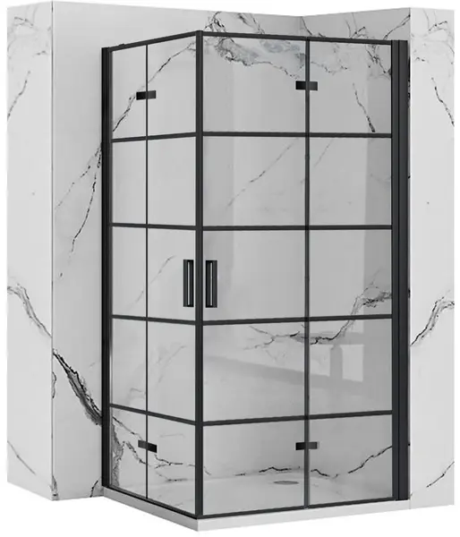 Cabina dus Rea Molier Black Double 80x90