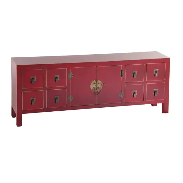 Cabinet EGYPT 130 x 24 x 50.5 CM - Rosu