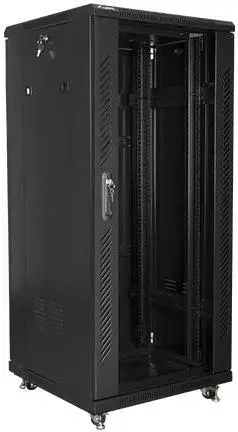 Cabinet metalic Lanberg FF01-6627-12B, 19inch, 27U, 600 x 600