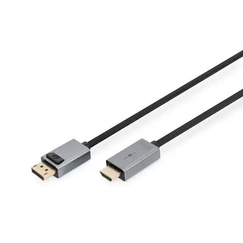 Cablu adaptor DisplayPort Digitus, DB-340202-030-S 4K, DP - HDMI tip A