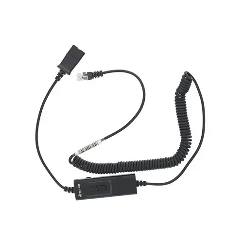 Cablu adaptor Tellur Quick Disconect la RJ11 + comutator universal, 2.95m max, Negru