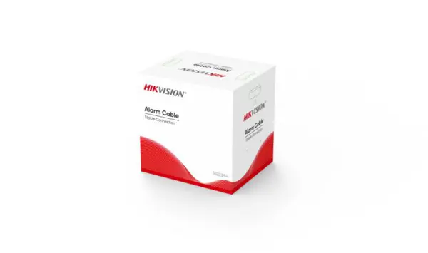 Cablu alarma Hikvision DS-1AC4APL1, 4 fire, cu alimentare, cupru, 100m, PVC