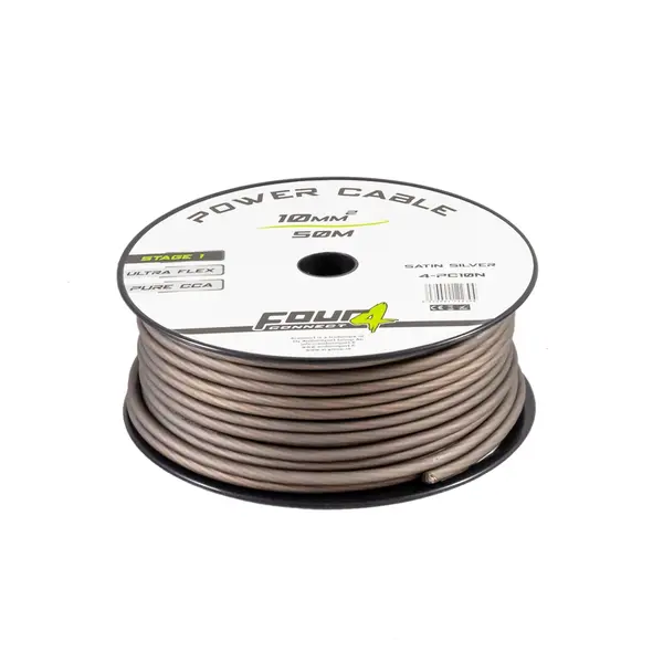 Cablu Alimentare FOUR Connect 4-PC10N, 10 mm2, Gri, Rola 50 M