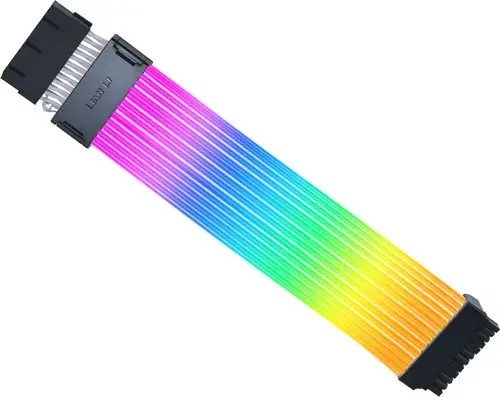 Cablu alimentare Lian Li PW24-1W, 0.26m, 24-pin, ARGB