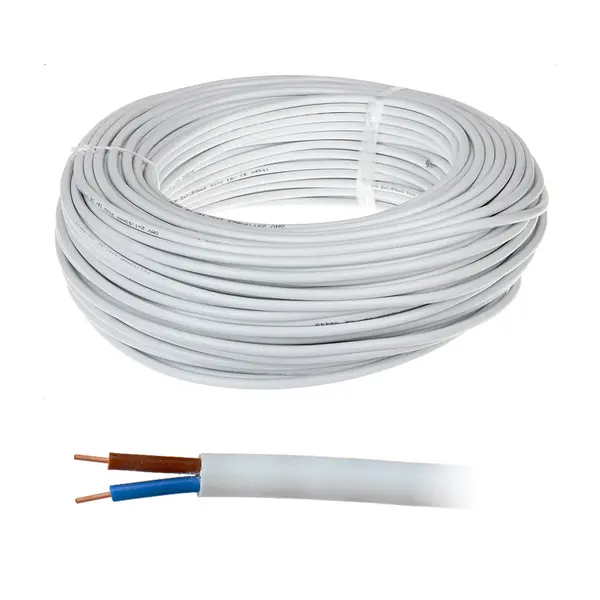 Cablu alimentare MYYUP2X0.5, 2 x 0.5 mm, plat, CCA, rola 100 m