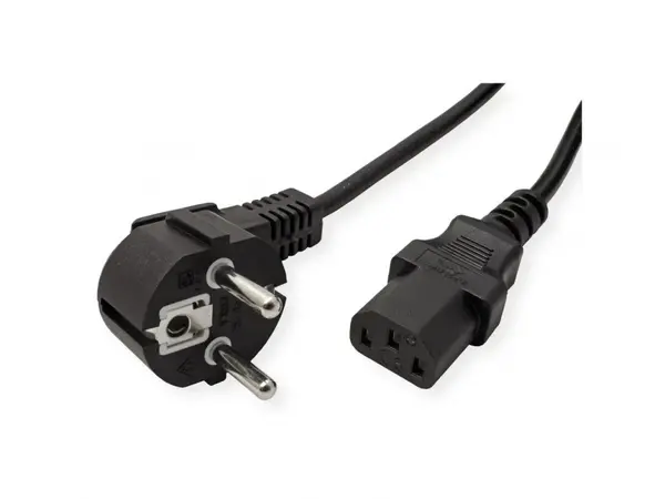 Cablu alimentare PC Schuko la IEC C13 5m Negru, Value 19.99.1026