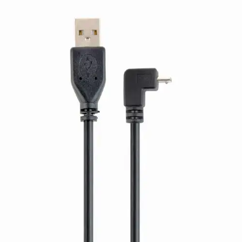 Cablu alimentare si date Gembird CCP-mUSB2-AMBM90-6, USB 2.0 (T) la Micro-USB 2.0 (T), 1.8m, Negru