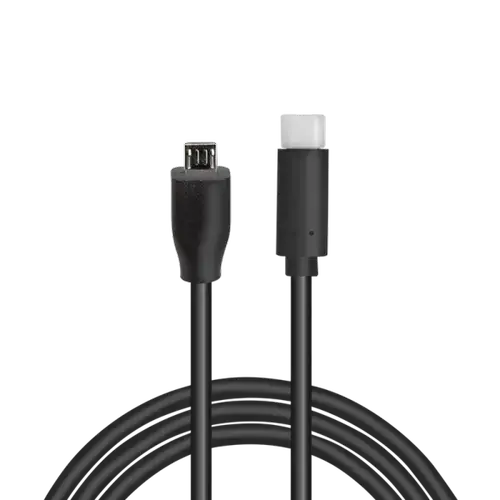 Cablu alimentare si date LOGILINK CU0196, USB Type-C (T) la Micro-USB (T), 0.5m, 2x ecranat, conectori placati cu nichel, Negru