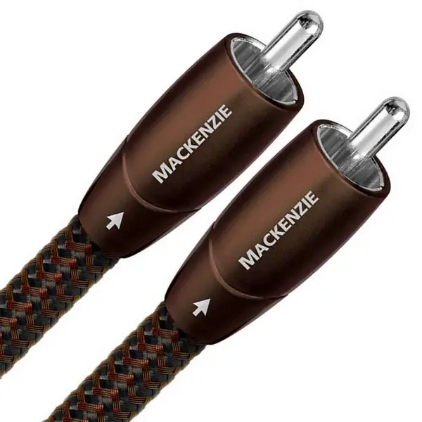 Cablu audio 2RCA-2RCA, lungime 1m, culoare maro, Audioquest Mackenzie AUDHC-AQ-MKENZIE01