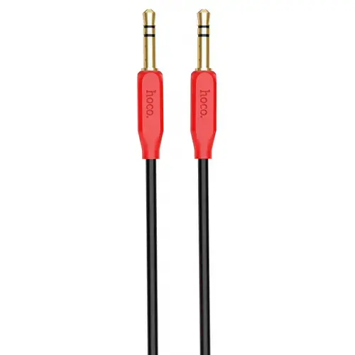 Cablu Audio 3.5 mm la 3.5 mm HOCO UPA11, 1 m, Negru