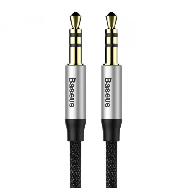 Cablu Audio 3.5mm - 3.5mm Baseus Yiven M30, 1.5m, Negru CAM30-CS1