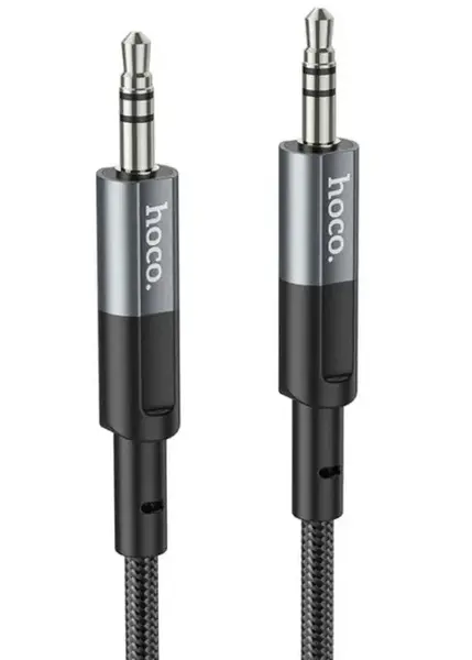 Cablu Audio 3.5mm - 3.5mm HOCO UPA23, 1m, Gri