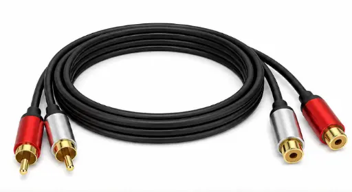 Cablu audio Andowl Q HD621 2 RCA la 2 RCA lungime 2M extensie audio stereo