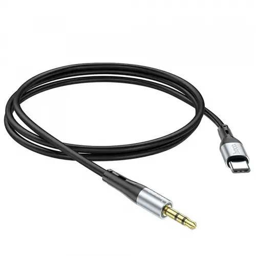 Cablu Audio HOCO UPA22, USB-C - 3.5mm, 1m (Negru)