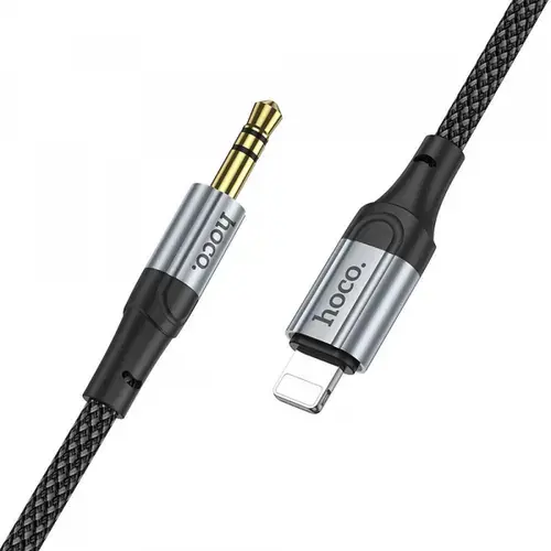 Cablu Audio Lightning la Jack 3.5mm HOCO UPA26, 1m (Negru)
