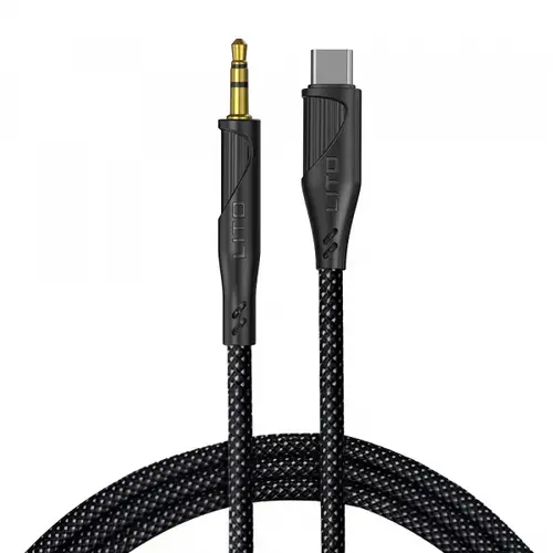 Cablu Audio Lito LA02, USB-C - 3.5mm, 1m