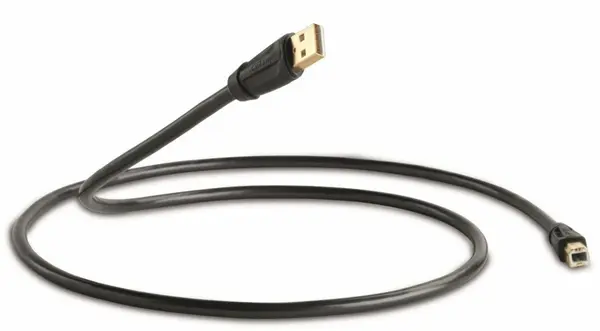 Cablu audio QED - Performance Graphite, USB-A/USB-B M/M, 1.5m, negru
