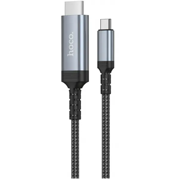 Cablu Audio si Video USB-C - HDMI HOCO UA43, 1.8m, Gri