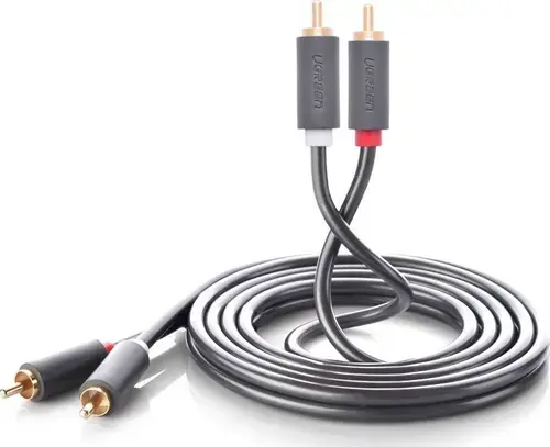 Cablu audio Ugreen 10518, RCA x 2 la RCA x 2, 2m