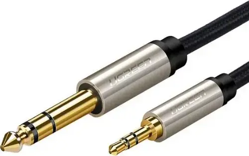 Cablu audio Ugreen 10628, Jack 3.5mm la Jack 6.3mm, 2m