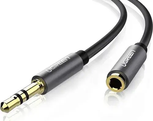 Cablu audio Ugreen UGR551BLK, Jack 3.5mm - Jack 3.5mm, 5m (Gri)