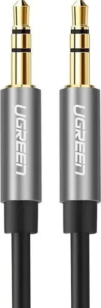Cablu audio Ugreen UGR553, Jack 3.5mm la Jack 3.5mm (Argintiu)