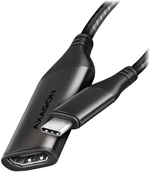 Cablu AXAGON - RVC-HI2M, USB-C/HDMI 4K/60Hz, 0.25 m, negru