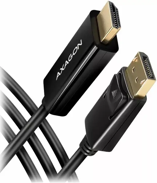 Cablu AXAGON - RVD-HI14C2, DisplayPort/HDMI 4K/30Hz, 1.8 m, negru