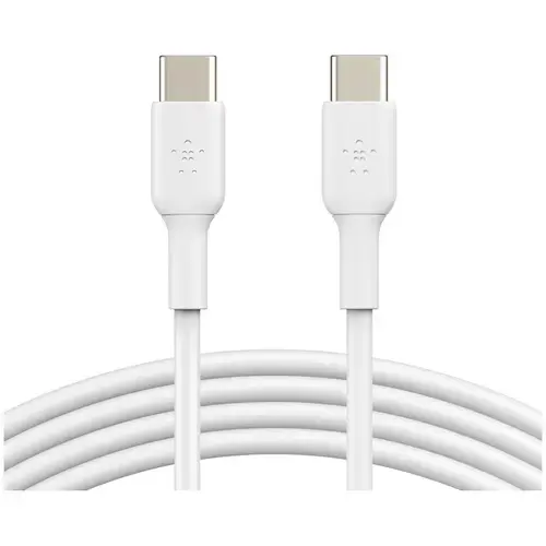 Cablu Belkin BOOST CHARGE USB-C catre USB-C 2.0, PVC, 1M, Alb