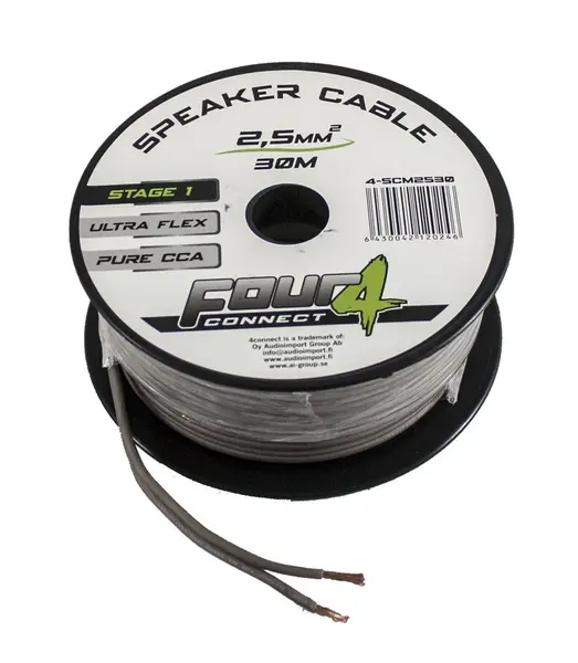 Cablu boxe Four Connect, 4-SCM2530, Stage 1, 30 M, 2.5 MM2, OFCA
