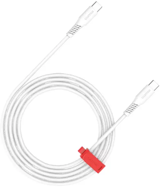 Cablu Canyon - CC100SC, USB-C/USB-C, 1.2 m, alb