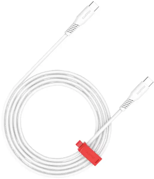Cablu Canyon - CC60SC 3A, USB-C/USB-C, 2 m, alb