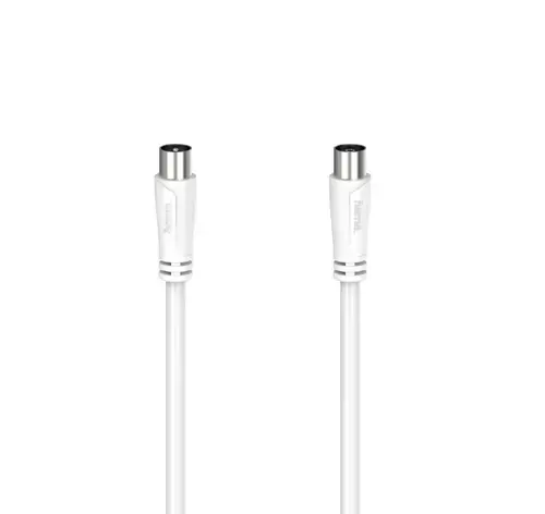 Cablu coaxial Hama 205050, 15m (Alb)
