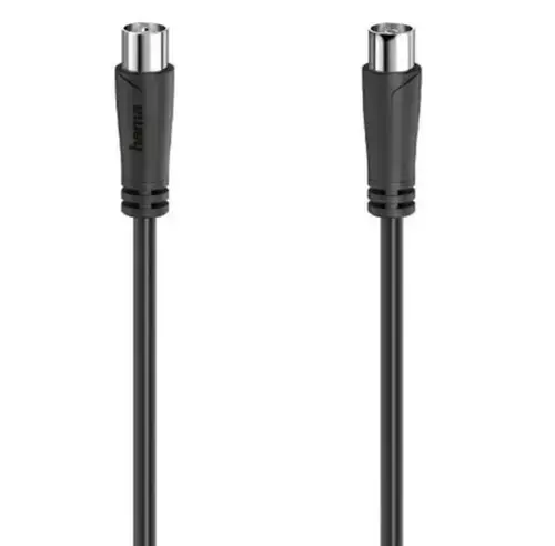 Cablu coaxial Hama 205052, 1.5 m, 90 dB (Negru)