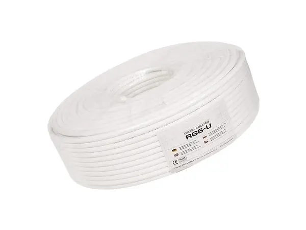 Cablu coaxial RG6U Cupru 100 metri, KAB0006