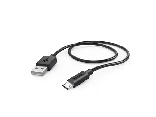 Cablu date Hama 178383, USB-A - MicroUSB, 1m (Negru)