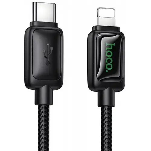 Cablu Date/Incarcare HOCO U146, USB-C - Lightning, 30W, 1.2m (Negru)
