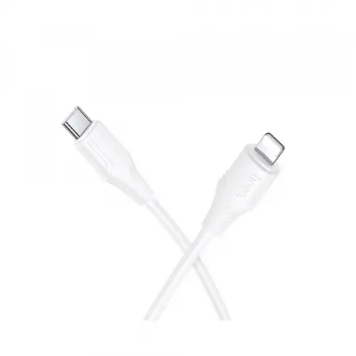Cablu Date/Incarcare HOCO X124, USB-C - Lightning, 27W, 1m (Alb)