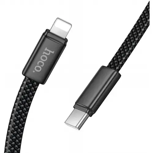 Cablu Date/Incarcare HOCO X125, USB-C - Lightning, 30W, 1m (Negru)