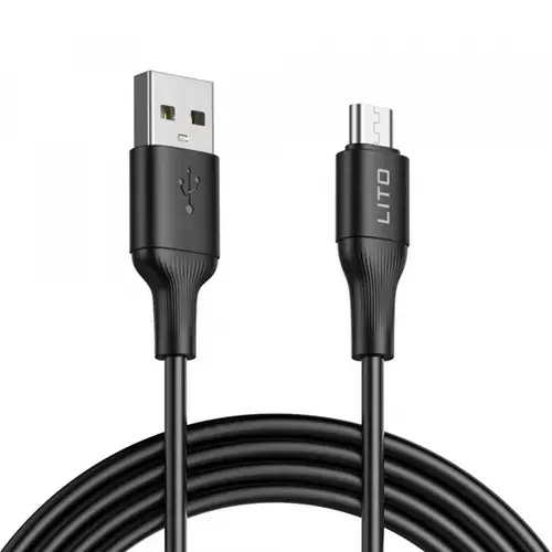 Cablu Date/Incarcare Lito LD06V, USB-A - microUSB, 18W, 1m